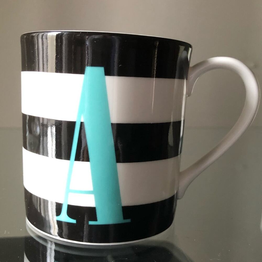 LENOX Kate Spade Monogram A Porcelain Coffee Mug